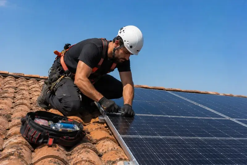 Maintenance et monitoring de panneaux solaires à Saint-Léon-sur-Vézère