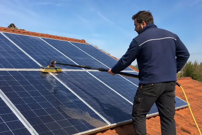 Nettoyage et entretien de panneaux solaires à Saint-Léon-sur-Vézère